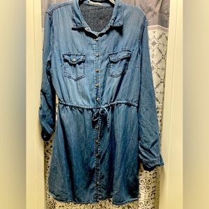 Maurices | denim shirt dress | XL